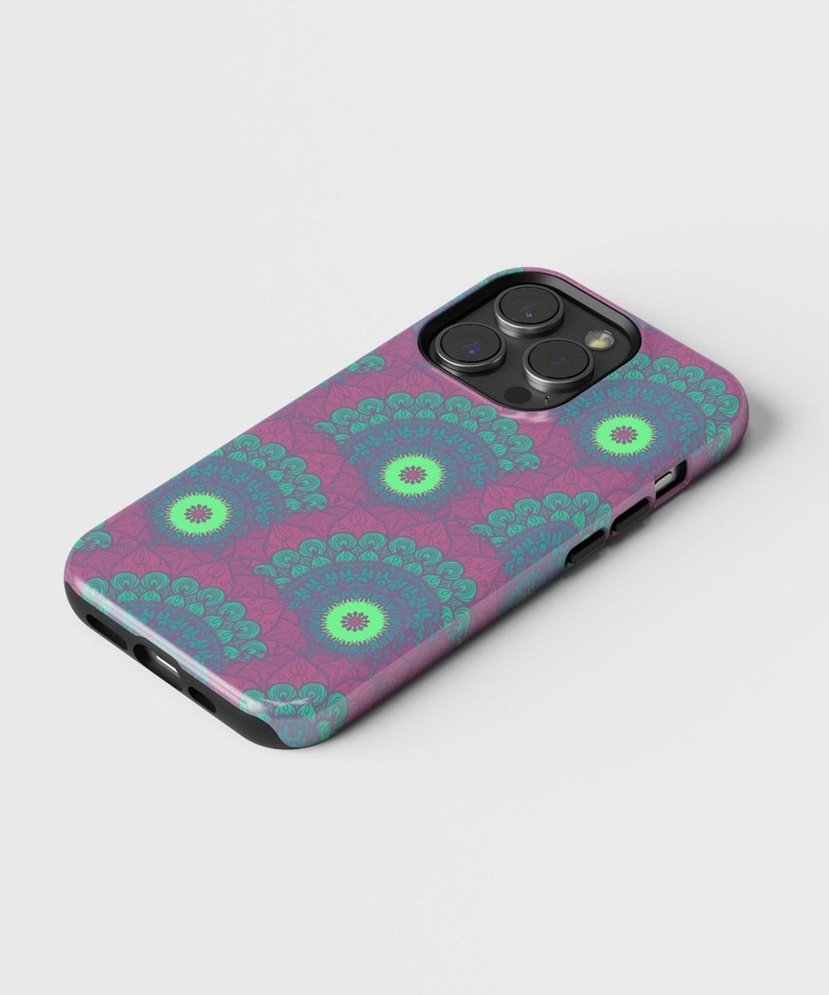 Ethereal Mandala Vortex - iPhone Case