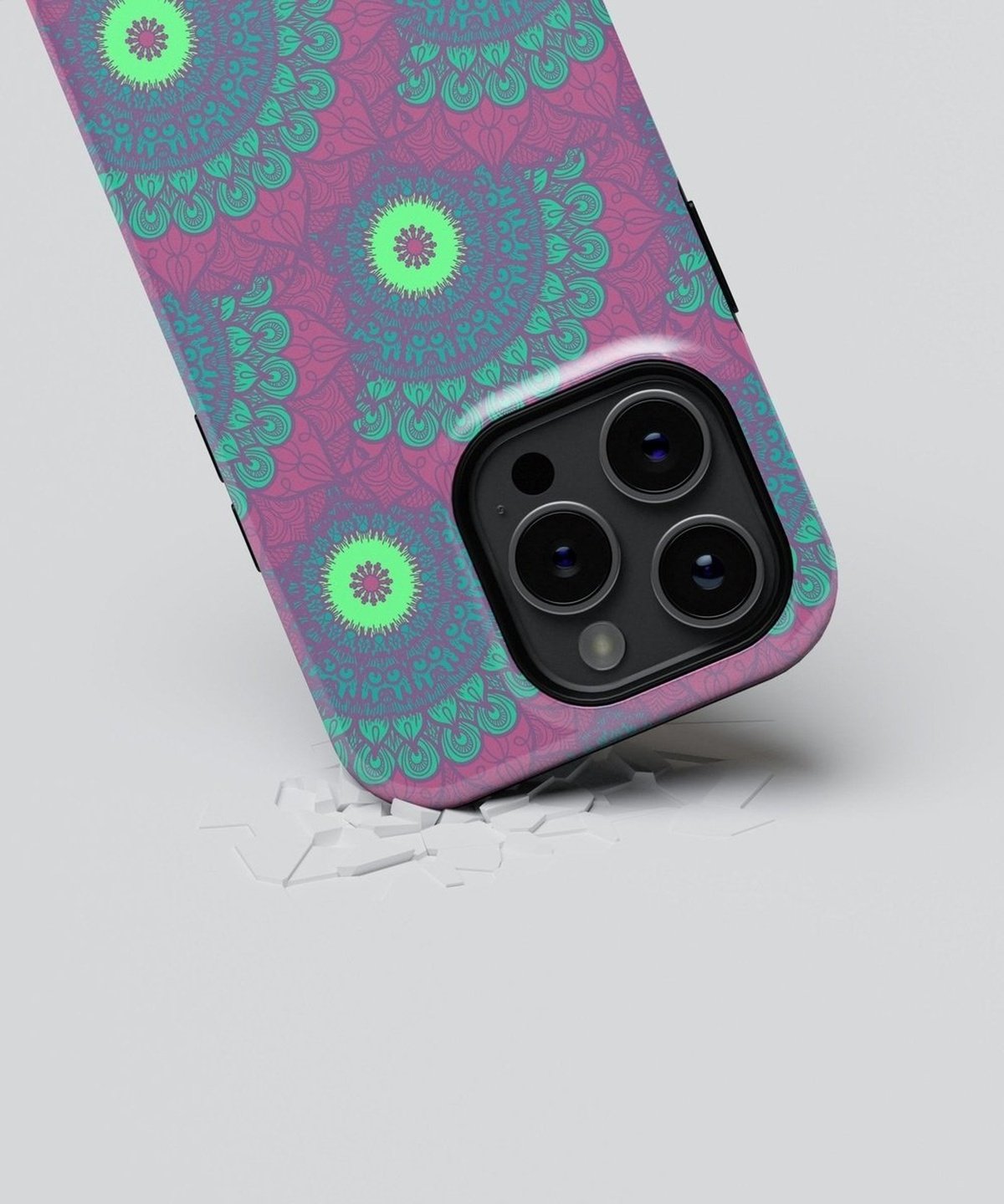 Ethereal Mandala Vortex - iPhone Case