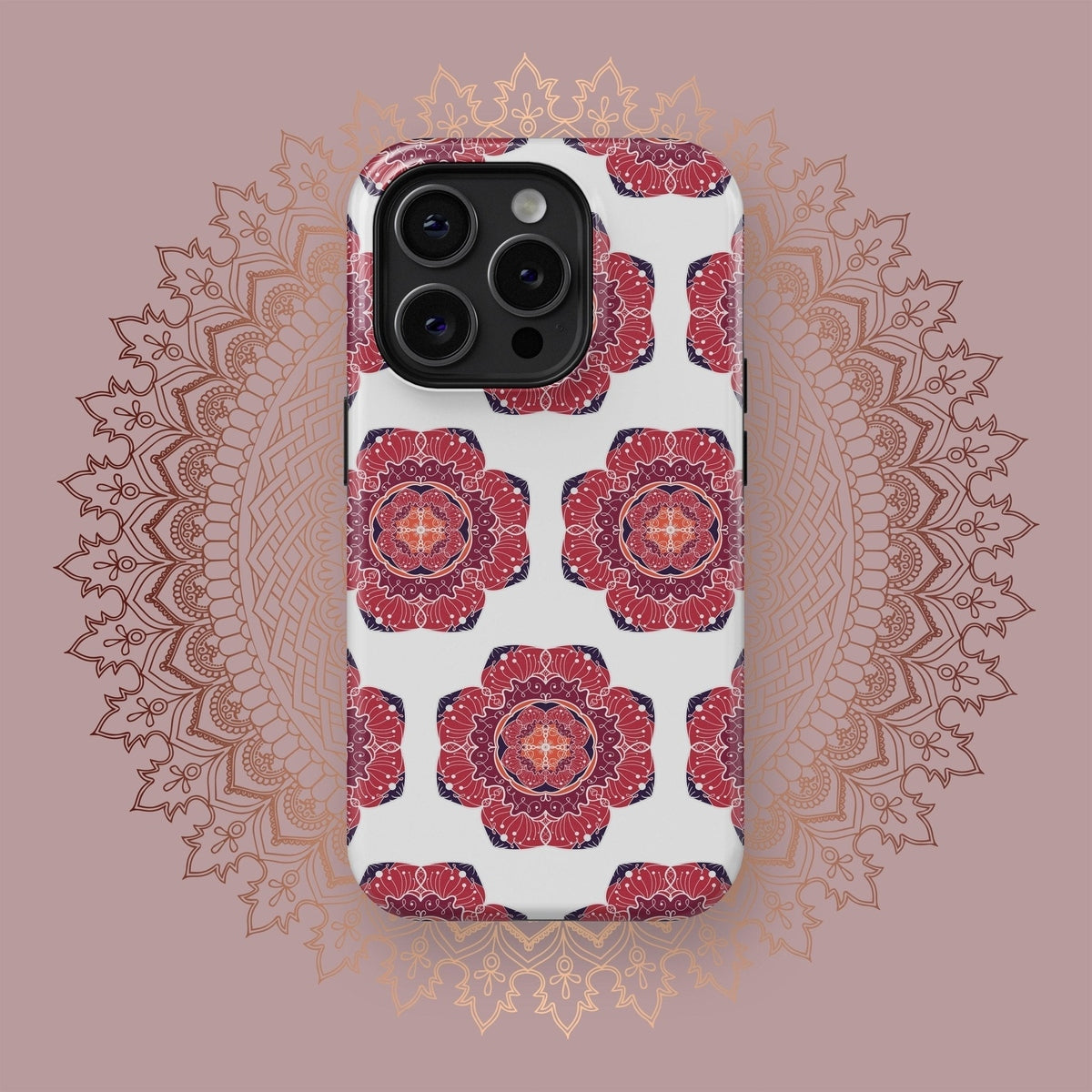 Ethereal Yantra Circles - iPhone Case