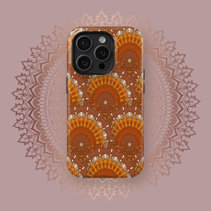 Ethereal Yantra Melodies - iPhone Case