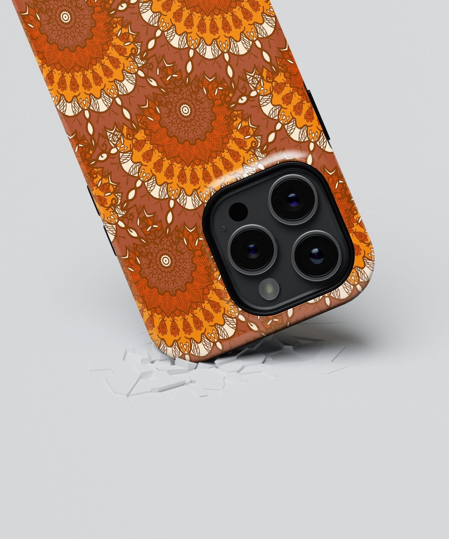 Ethereal Yantra Melodies - iPhone Case