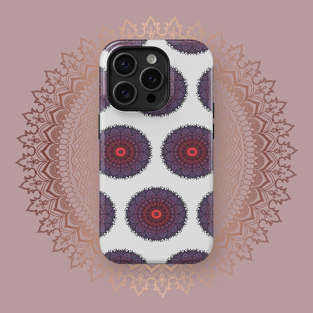 Ethereal Yantra Whirls - iPhone Case