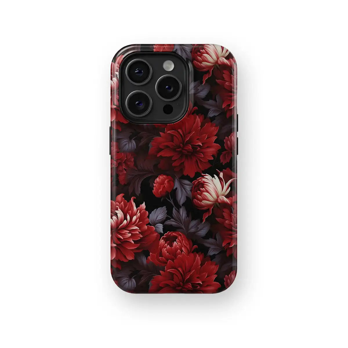 Fiery Floral Delights Exploring Red Flowers - iPhone Case-Tough Case-iPhone 15 Pro Max-Tousphone