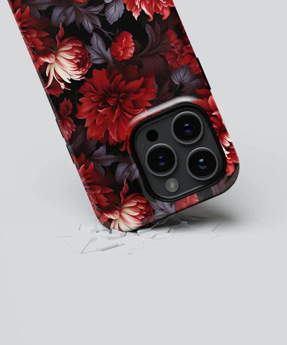 Fiery Floral Delights Exploring Red Flowers - iPhone Case-Tousphone