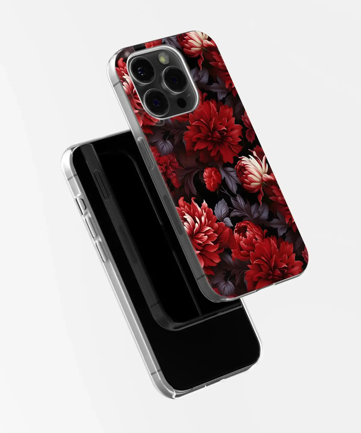 Fiery Floral Delights Exploring Red Flowers - iPhone Case-Soft Case-iPhone 15 Pro Max-Tousphone