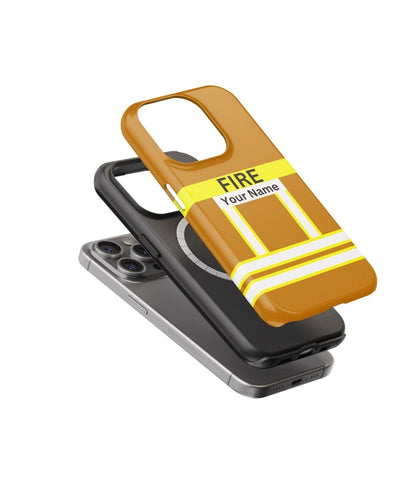 Firefighter Orange Personalizable - iPhone Case