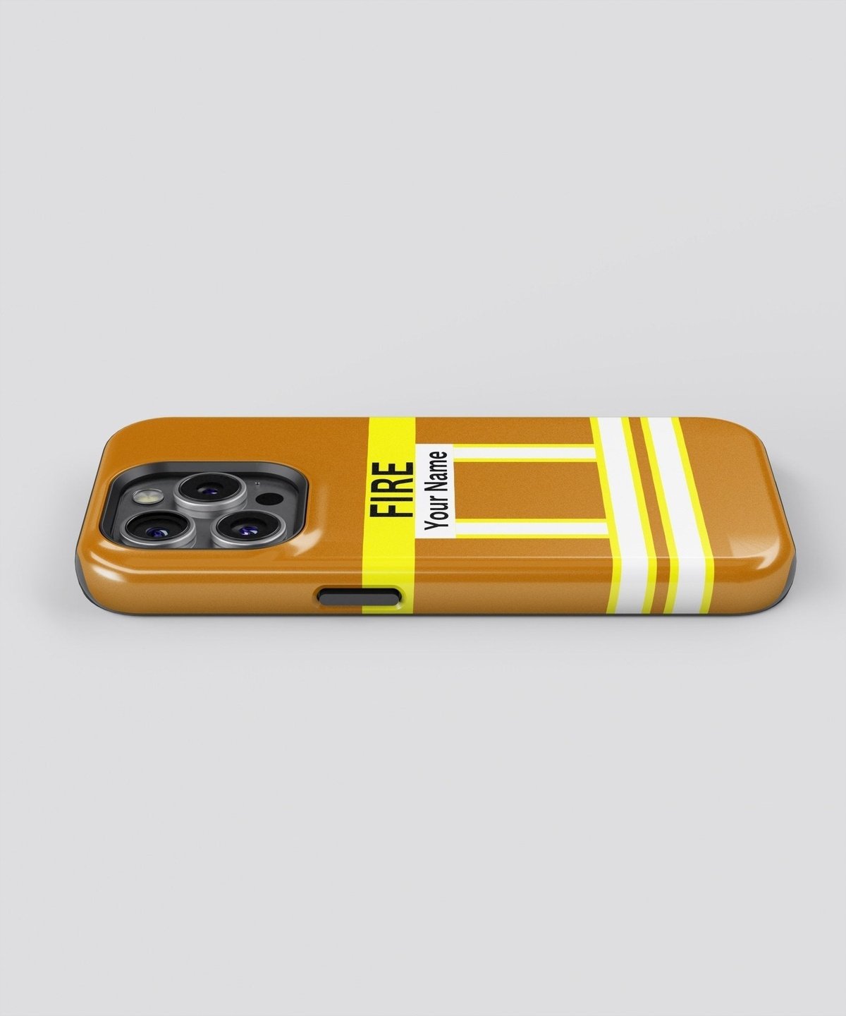 Firefighter Orange Personalizable - iPhone Case