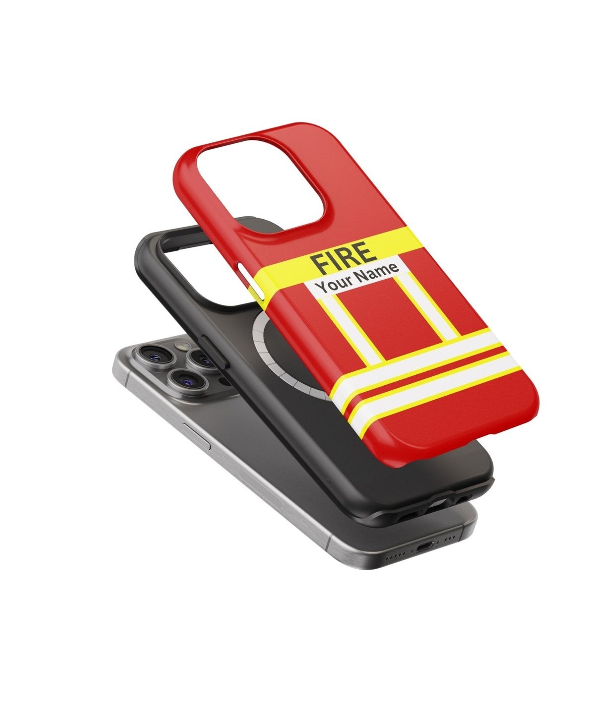 Firefighter Red Personalizable - iPhone Case