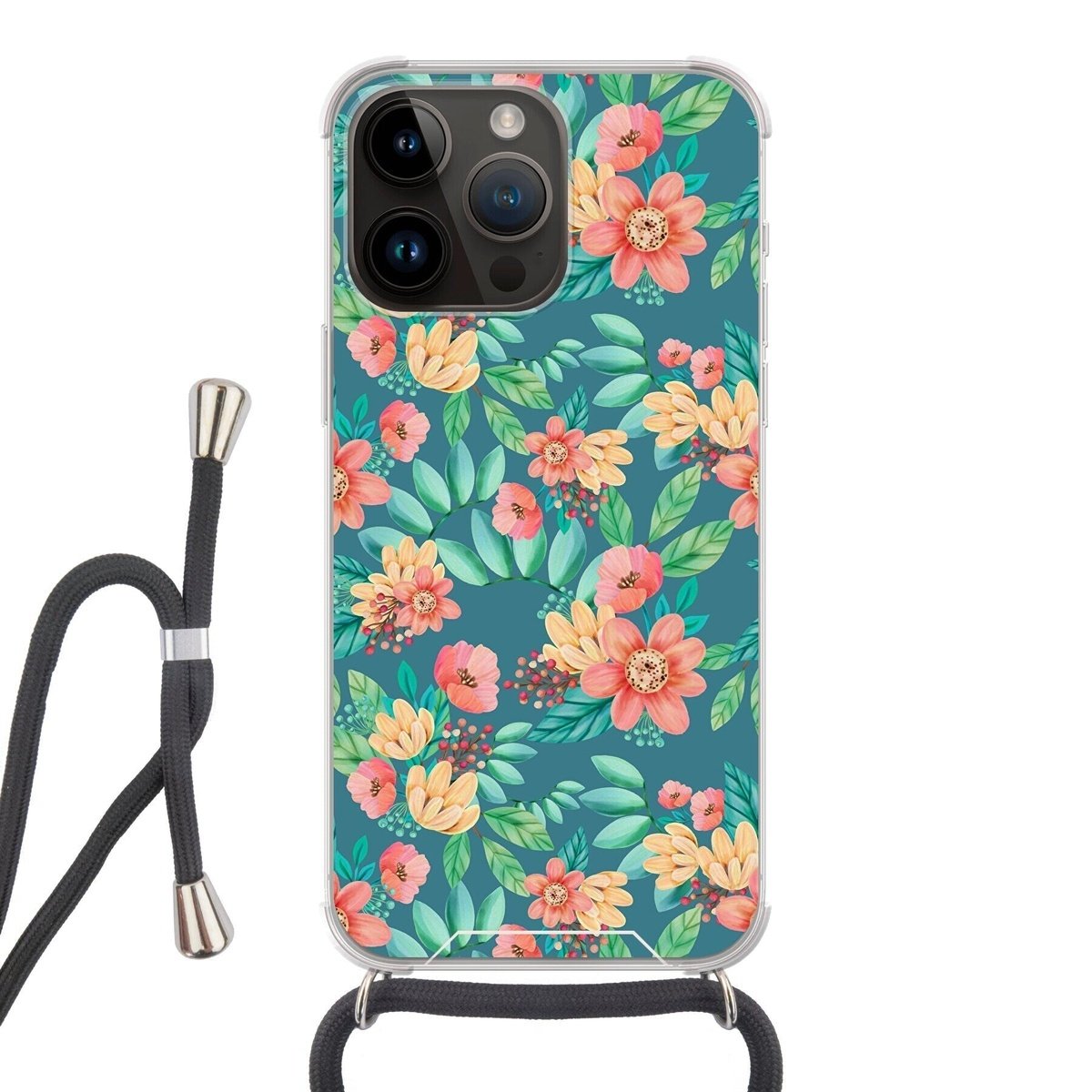 Floral Crossbody Phone Case