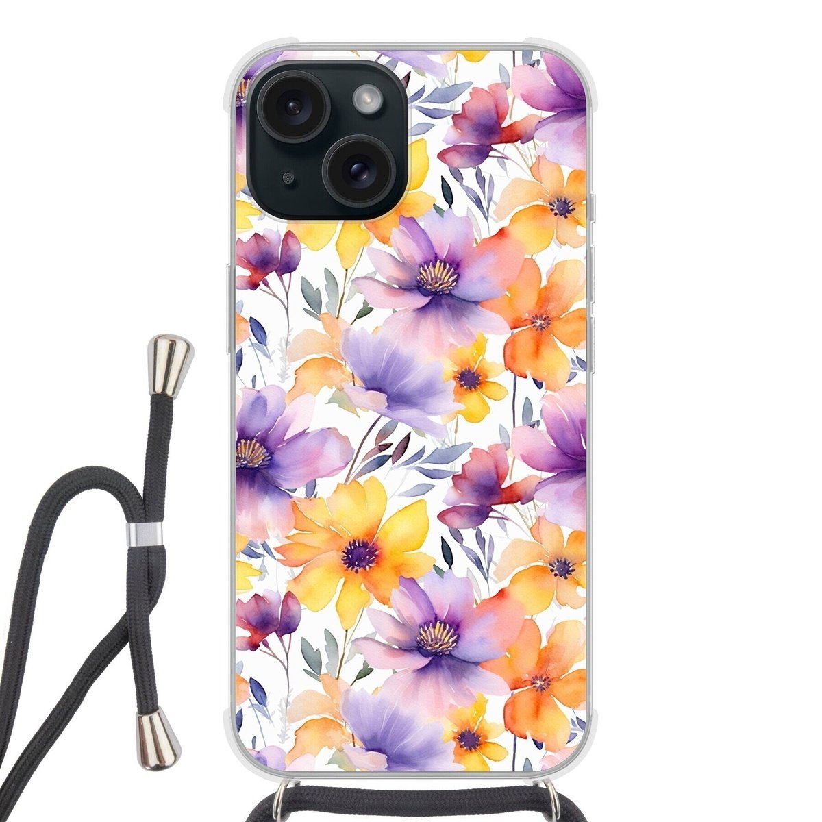 Floral Crossbody Phone Case