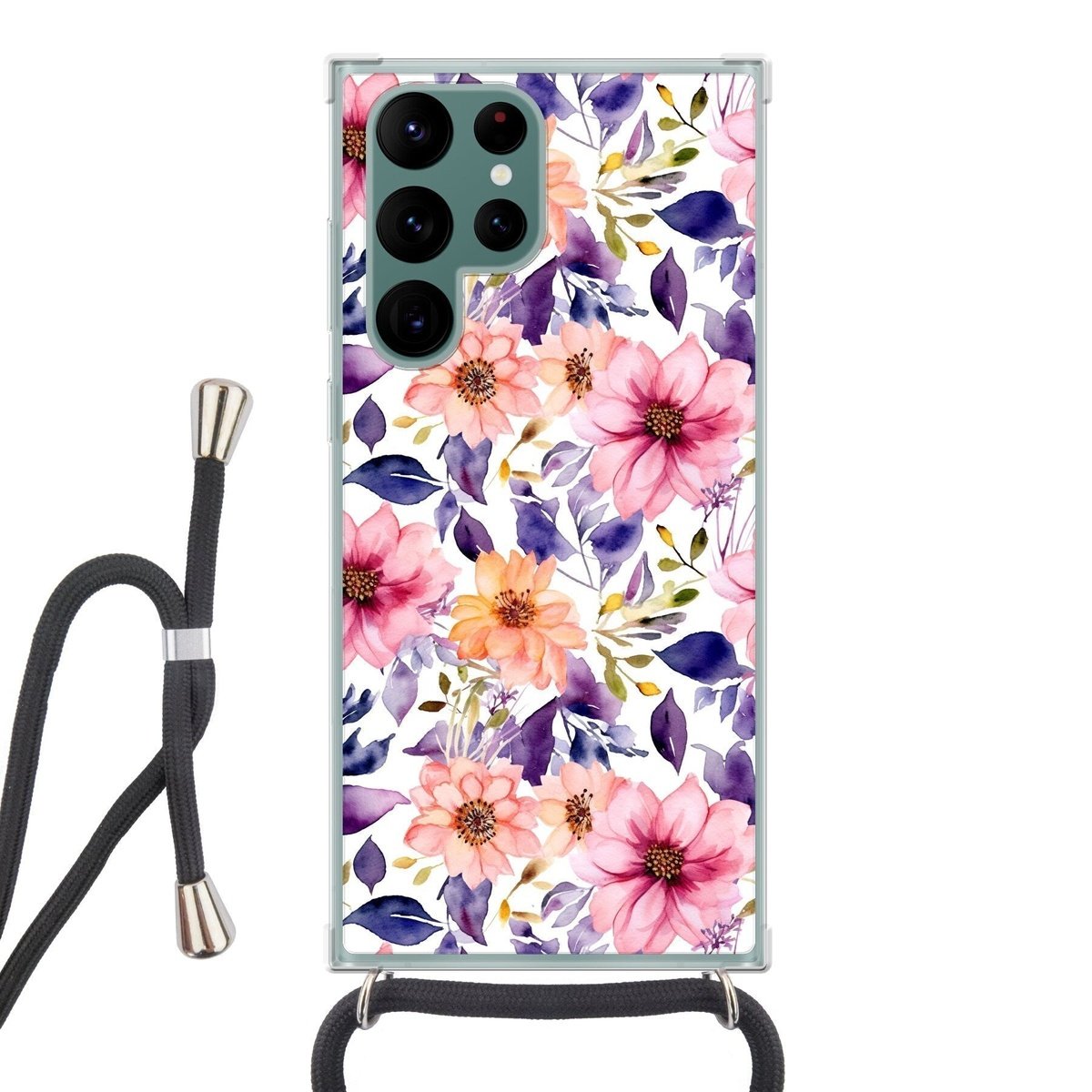 Floral Crossbody Phone Case