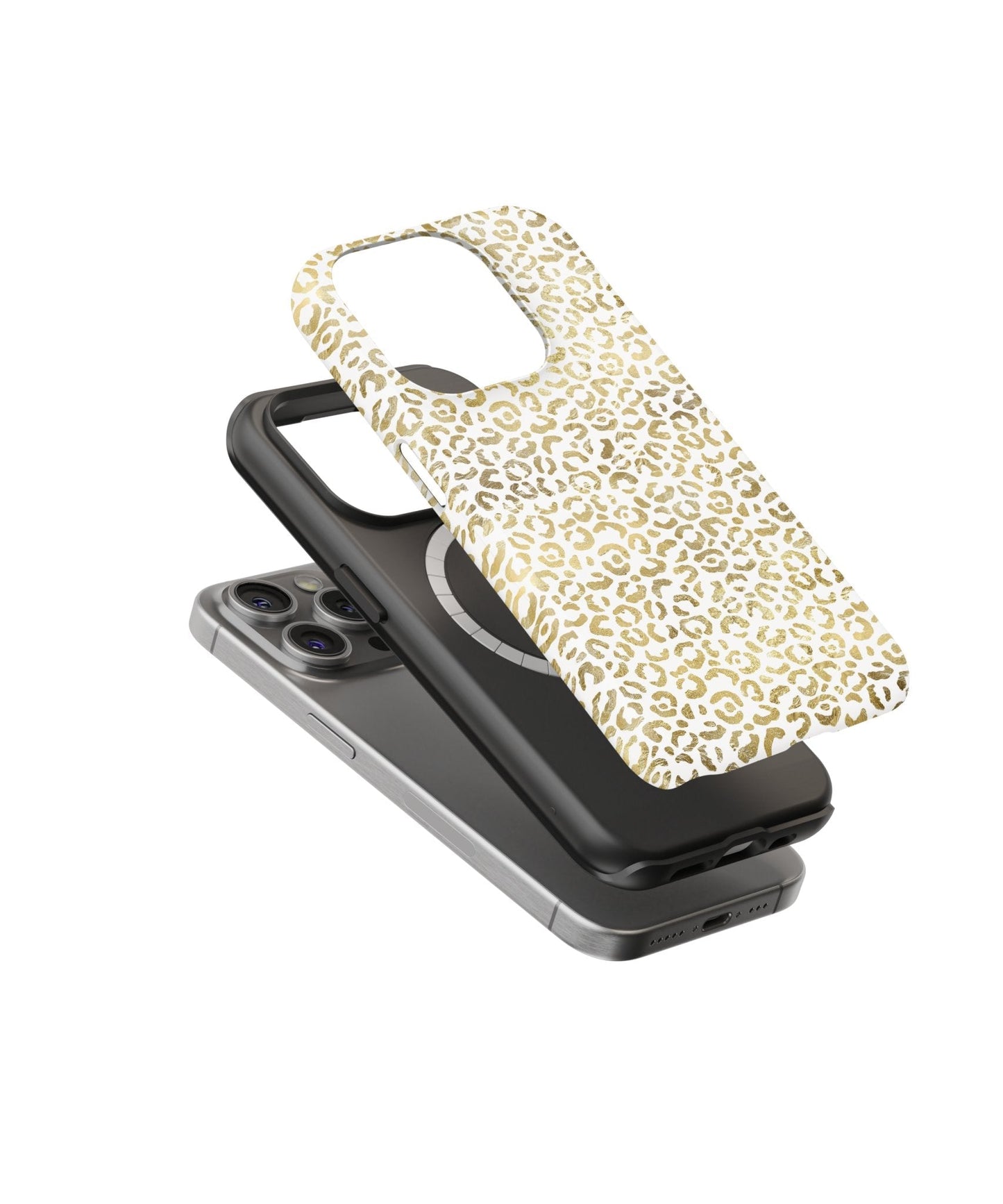 Golden Leopard Grace - iPhone Case