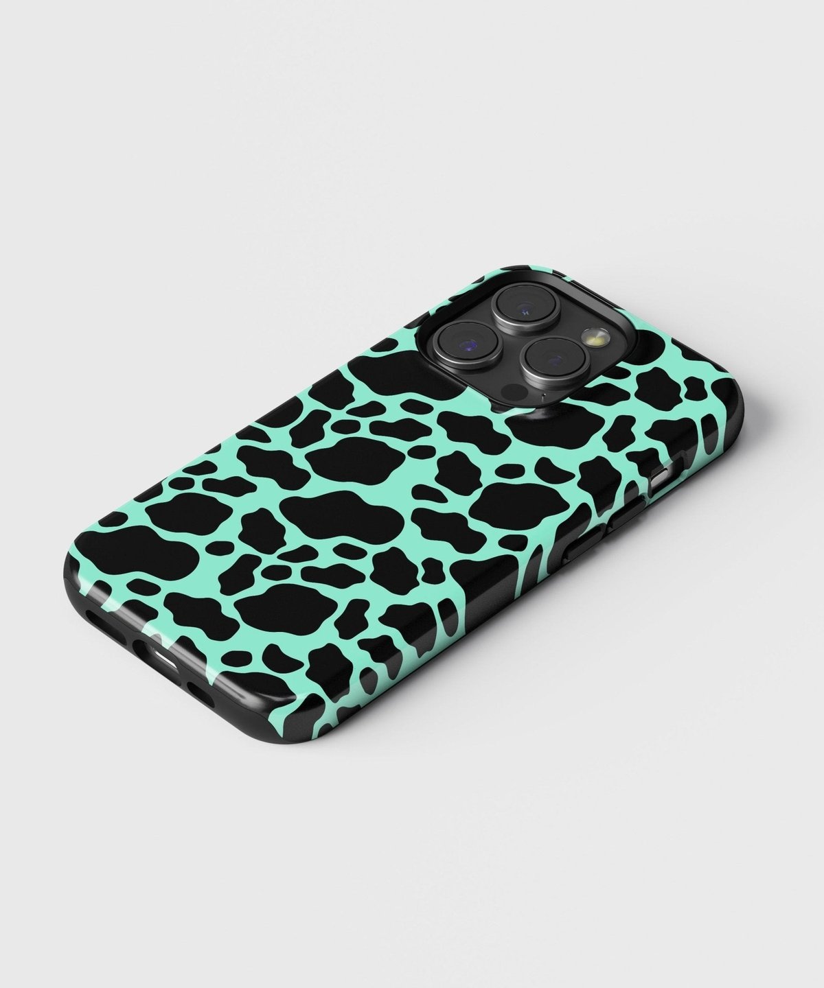 Green Black Cookie Cream Wave - iPhone Case