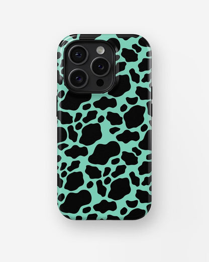 Green Black Cookie Cream Wave - iPhone Case