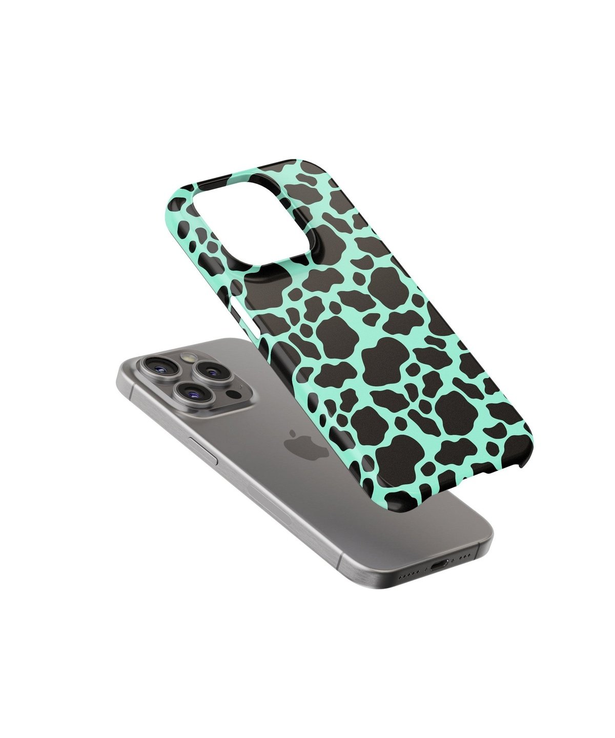 Green Black Cookie Cream Wave - iPhone Case Slim Case