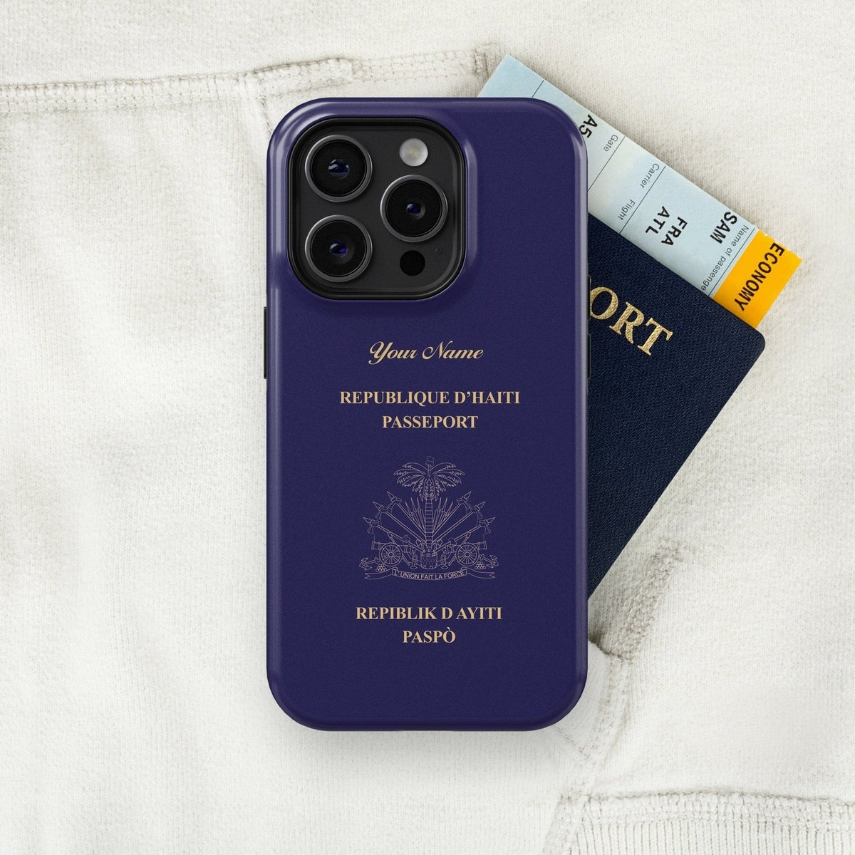 Haiti Passport - iPhone Case Tough Case