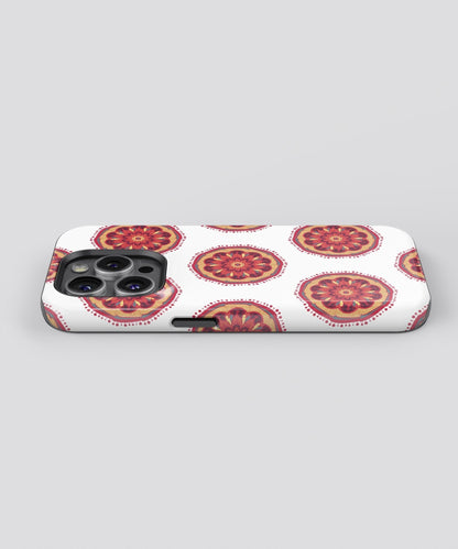 Harmonic Mandalic Circles - iPhone Case