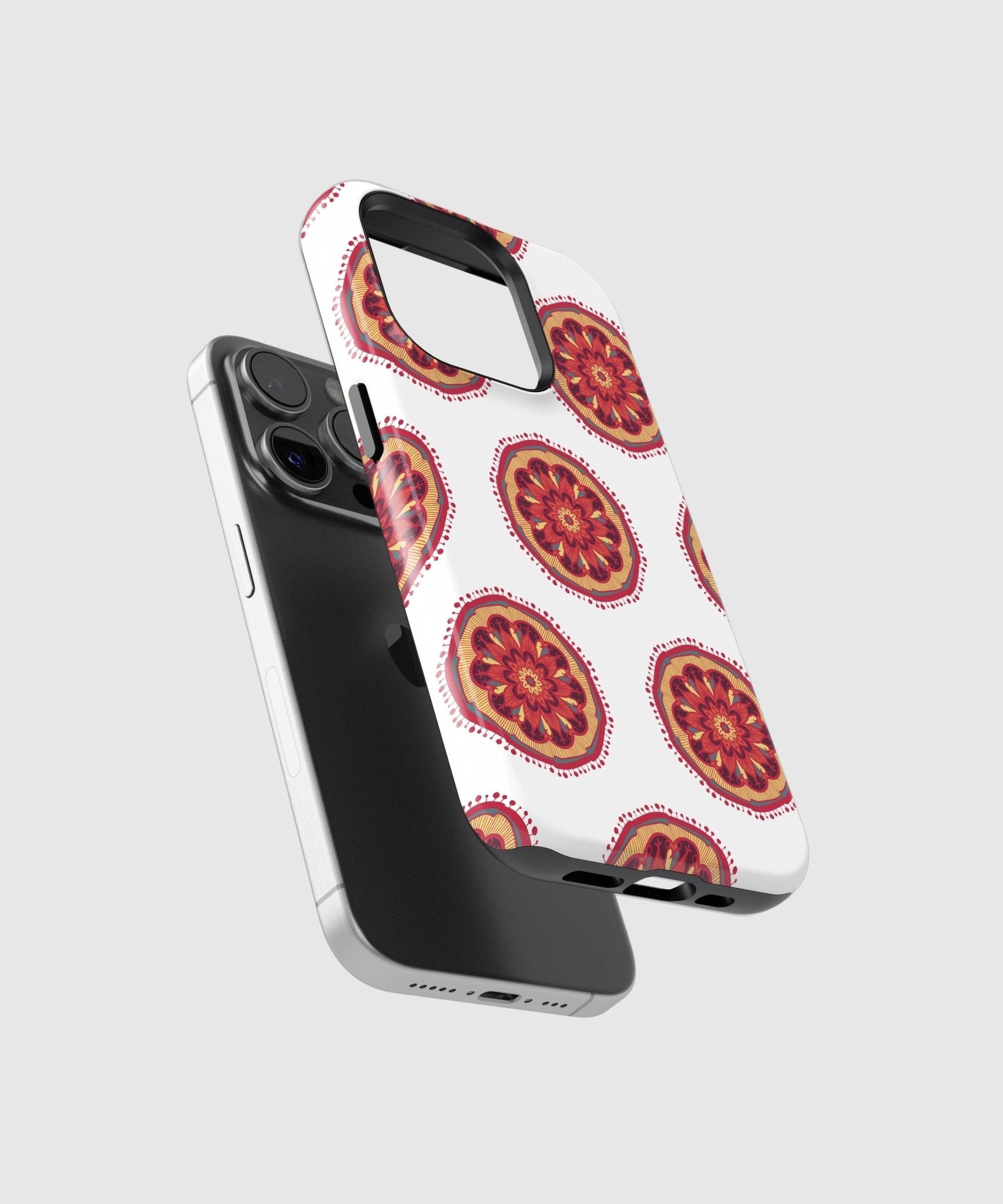 Harmonic Mandalic Circles - iPhone Case