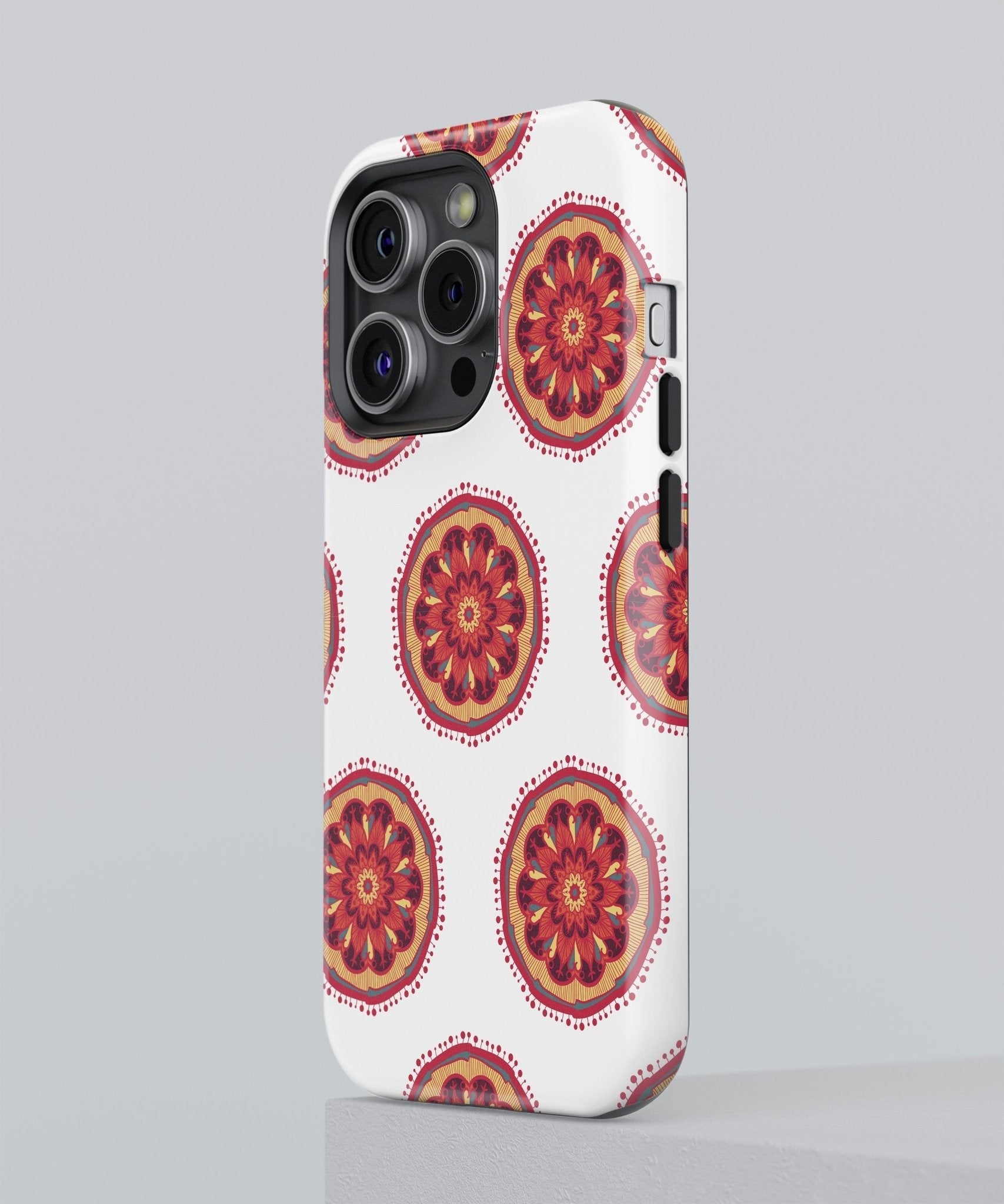 Harmonic Mandalic Circles - iPhone Case