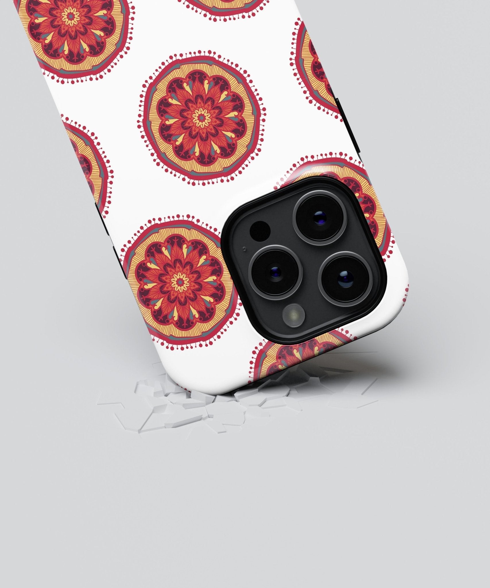 Harmonic Mandalic Circles - iPhone Case