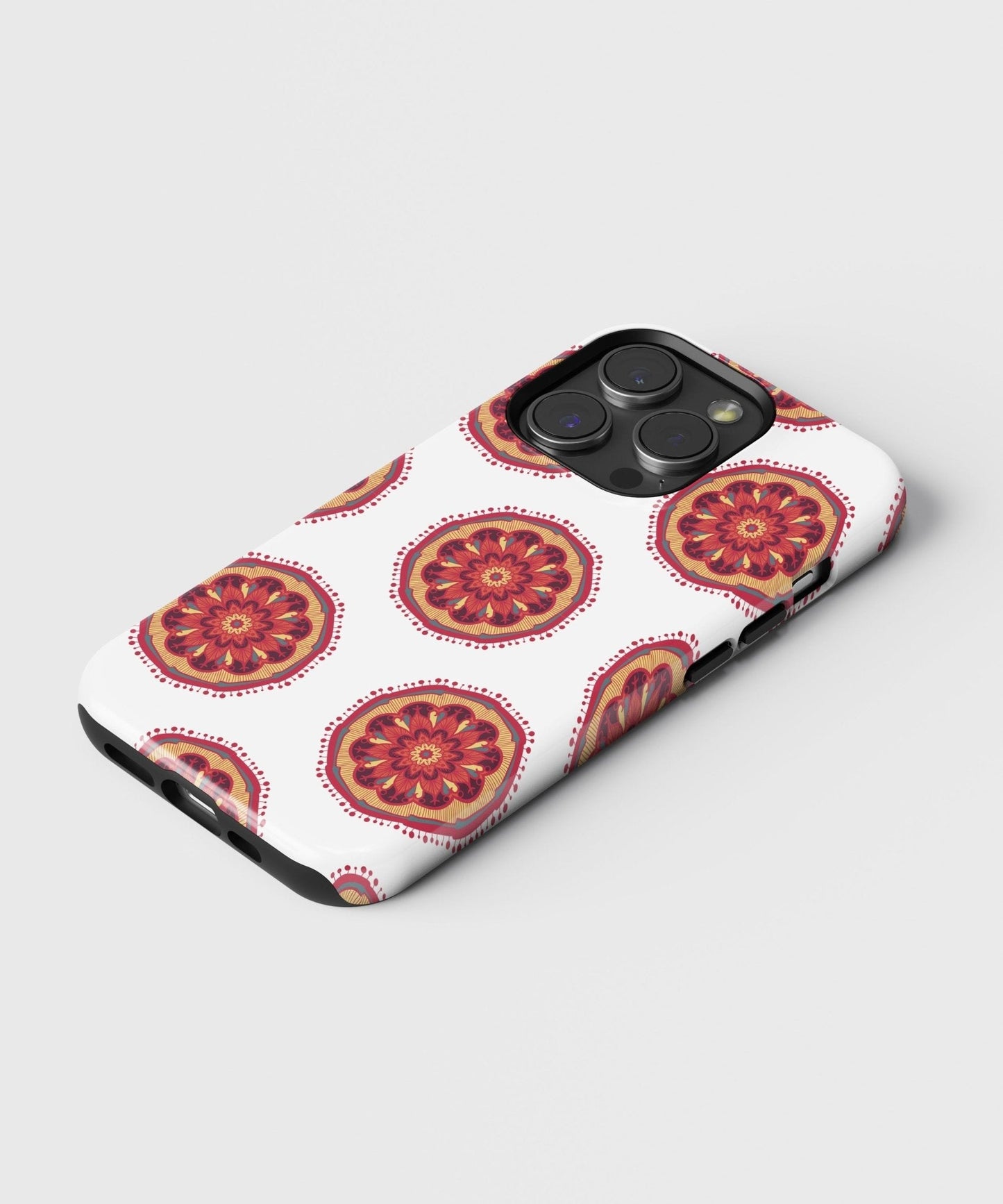 Harmonic Mandalic Circles - iPhone Case