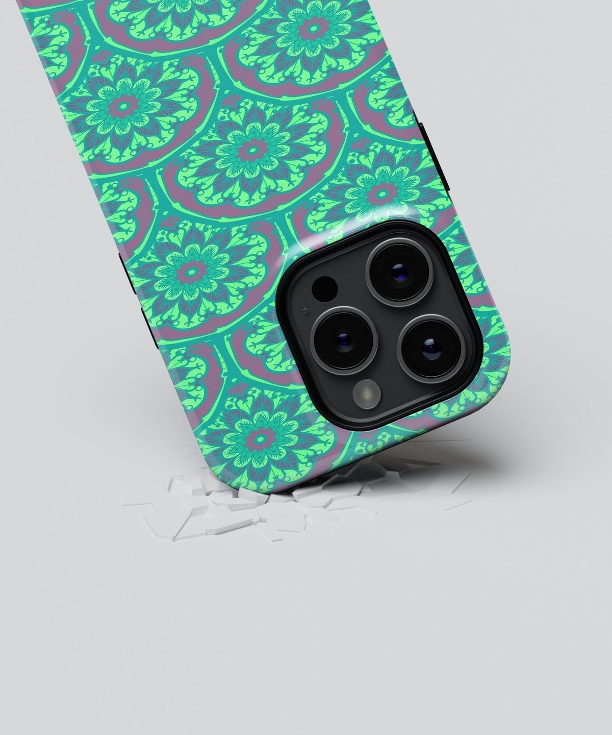 Harmonic Mandalic Melodies - iPhone Case