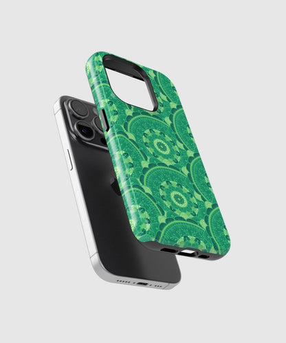 Harmonic Mandalic Reflections - iPhone Case