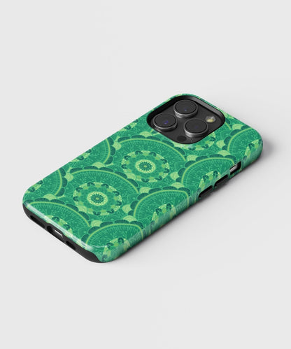 Harmonic Mandalic Reflections - iPhone Case