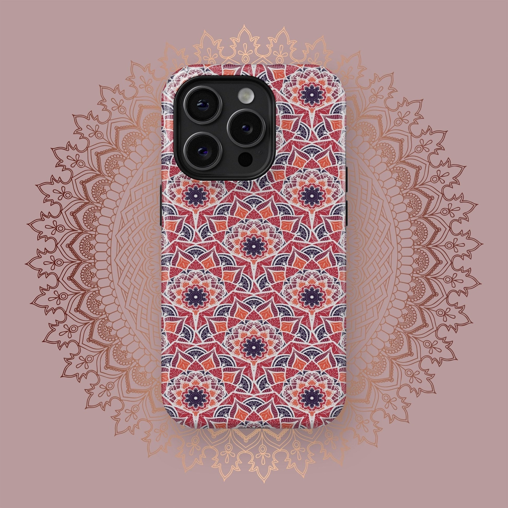 Harmonic Mandalic Visions - iPhone Case