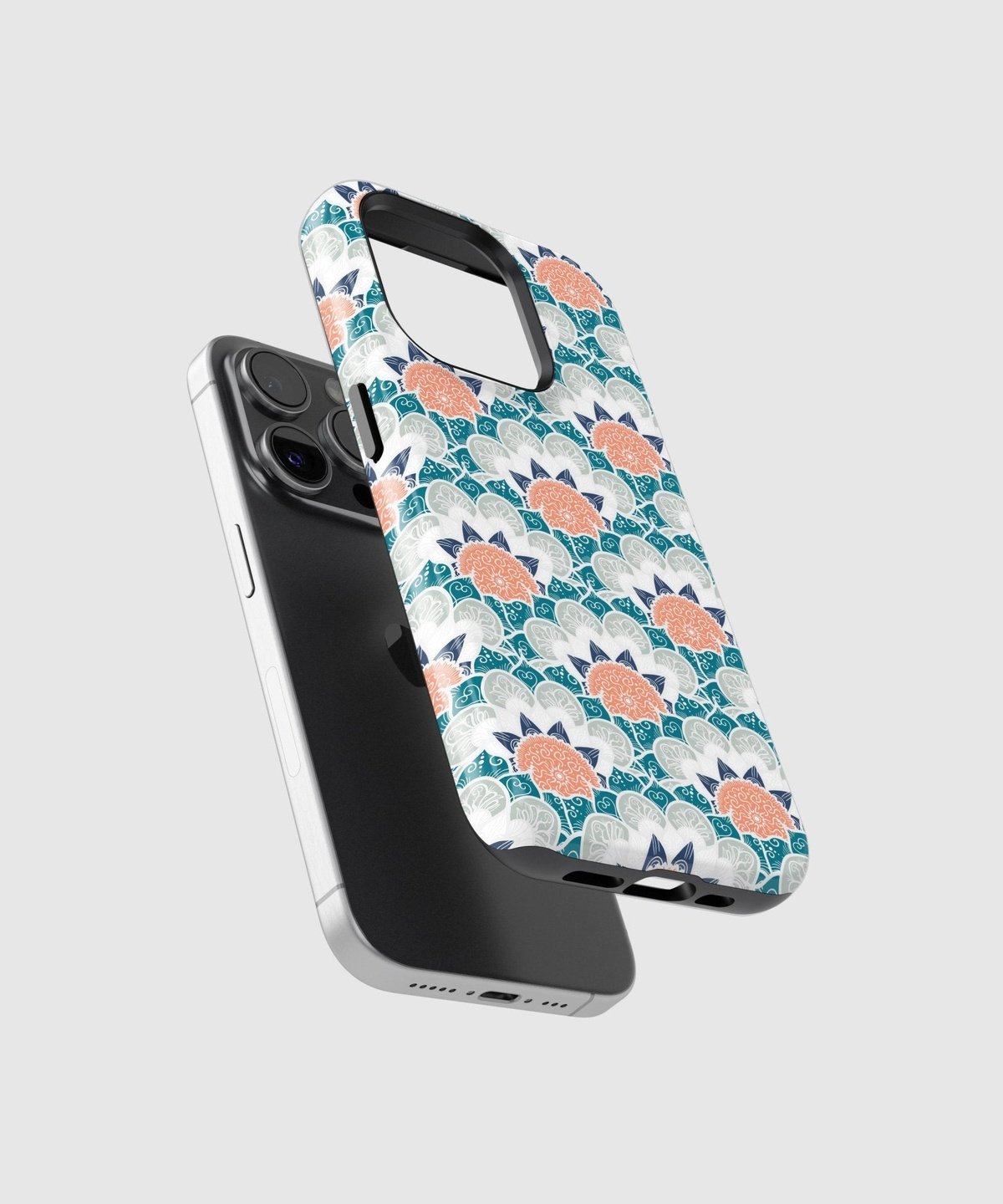 Harmonic Mandalic Whirlpools - iPhone Case