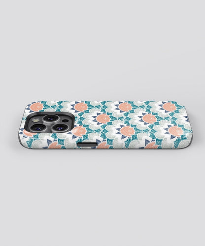 Harmonic Mandalic Whirlpools - iPhone Case