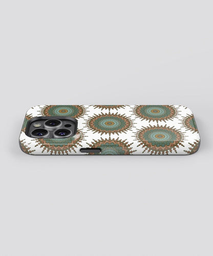 Harmonic Mandalic Whirls - iPhone Case