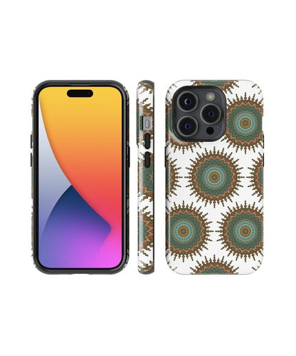 Harmonic Mandalic Whirls - iPhone Case