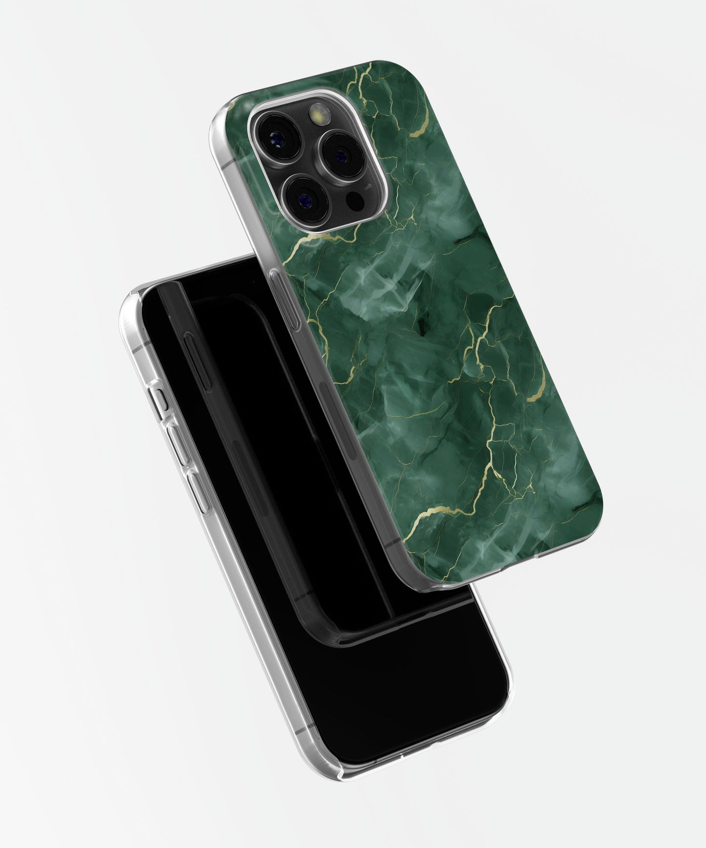 Harmony in Marble Shadows - iPhone Case Soft Case