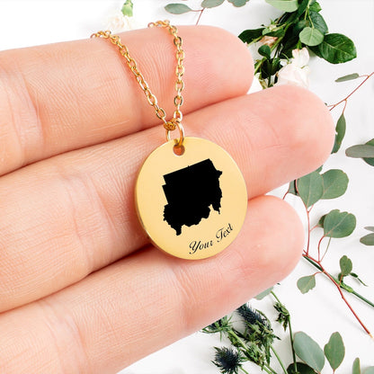 Sudan Country Map Necklace, Your Name Necklace, Minimalist Necklace, Personalized Gift, Silver Necklace, Gift For Him Her