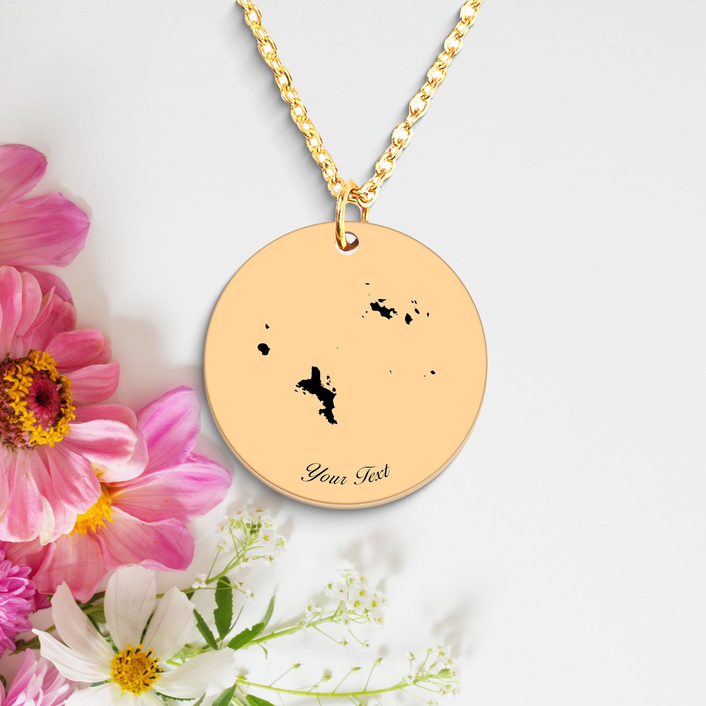 Seychelles Country Map Necklace, Your Name Necklace, Minimalist Necklace, Personalized Gift, Silver Necklace, Gift For Him Her