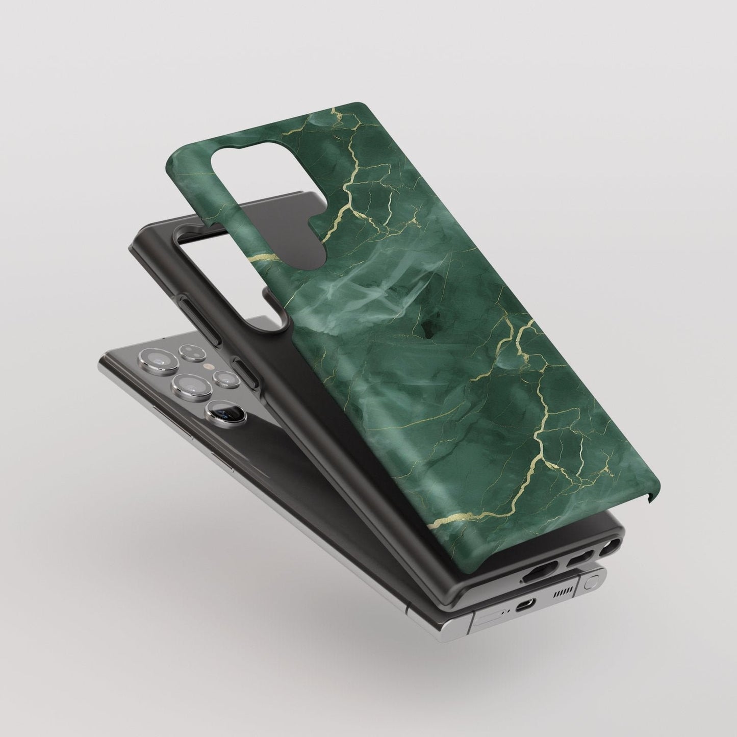 Harmony in Marble Shadows - Samsung Case, Galaxy S24, S23, S22, Plus, Ultra - tousphone