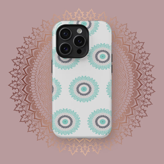 Kaleidoscopic Harmony Mandala - iPhone Case