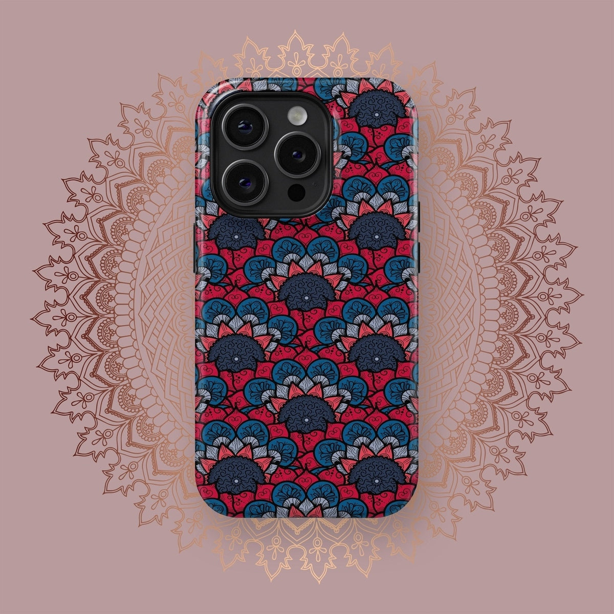 Kaleidoscopic Mandalic Essence - iPhone Case