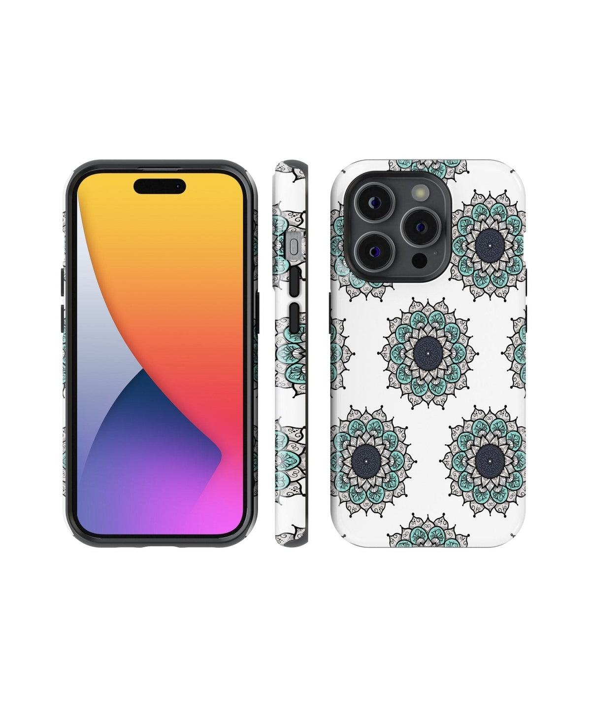 Kaleidoscopic Mandalic Harmony - iPhone Case