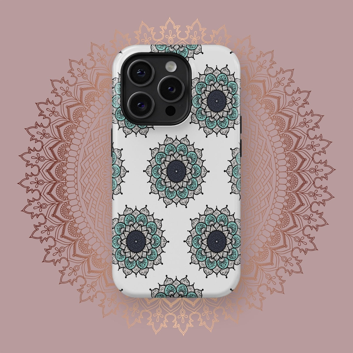 Kaleidoscopic Mandalic Harmony - iPhone Case