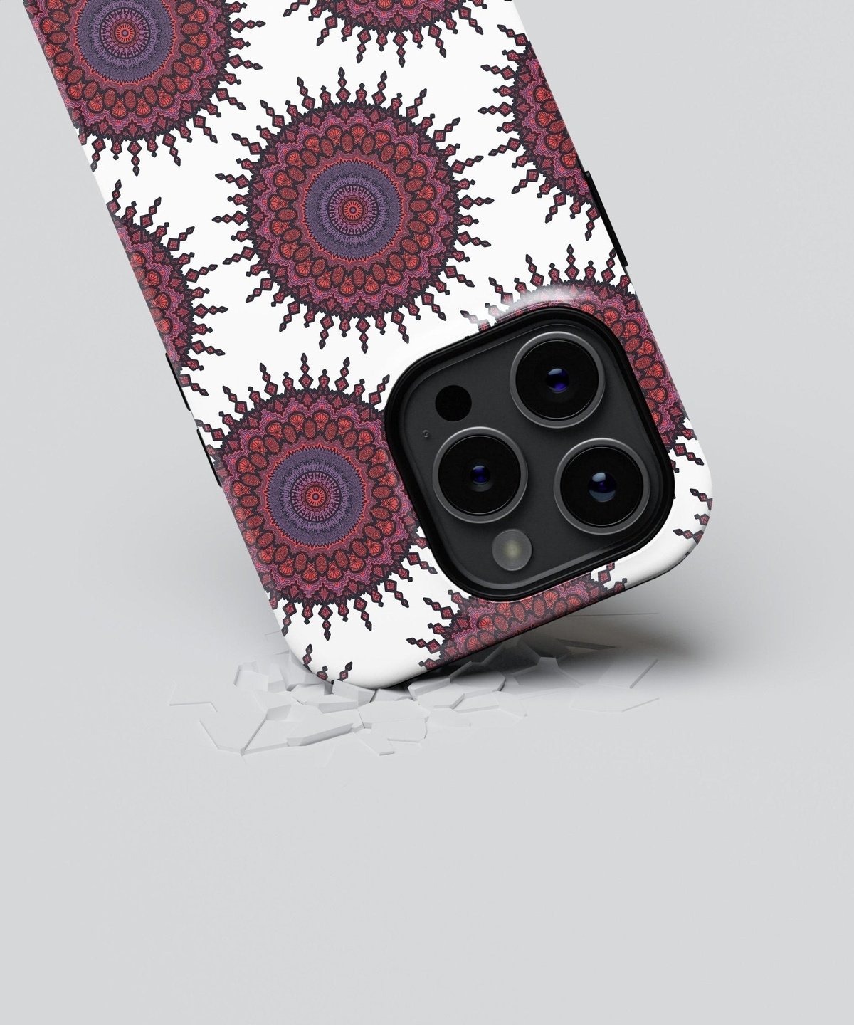 Kaleidoscopic Mandalic Melodies - iPhone Case