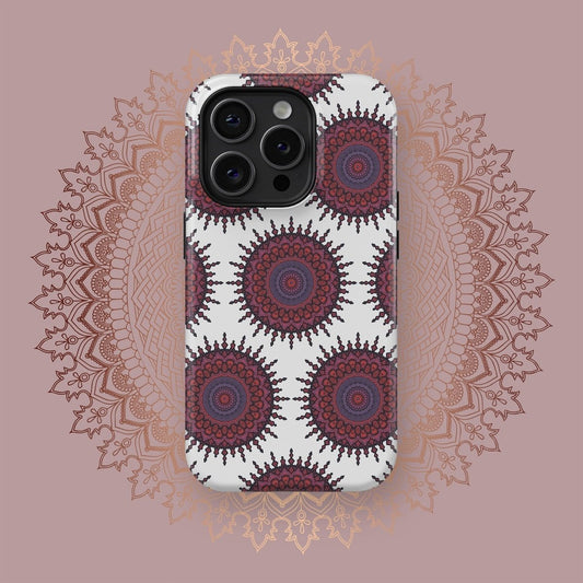 Kaleidoscopic Mandalic Melodies - iPhone Case