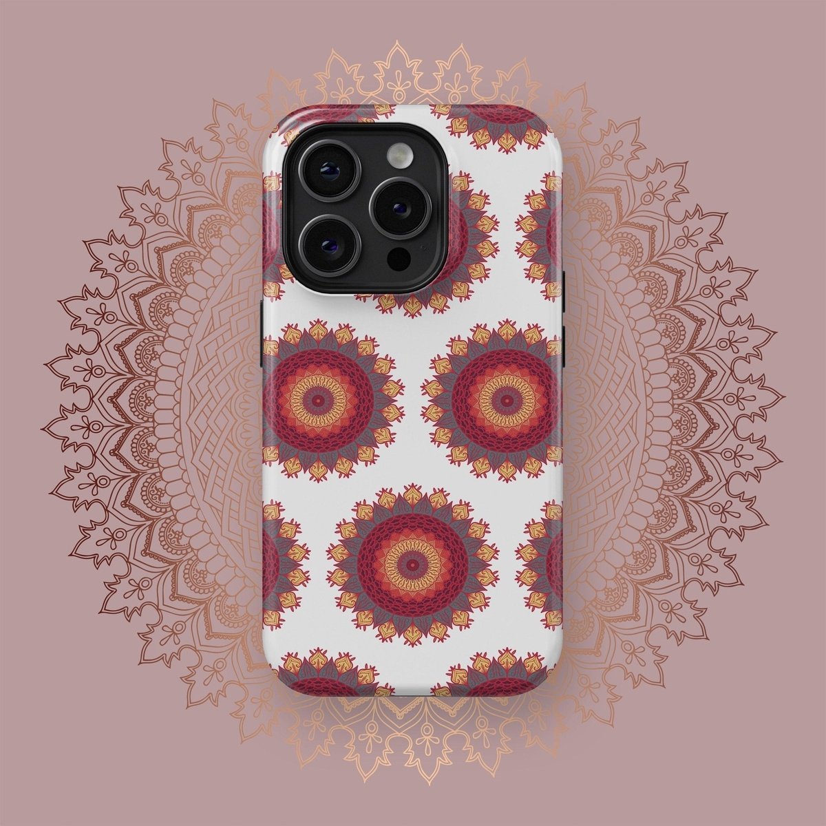 Kaleidoscopic Mandalic Radiance - iPhone Case