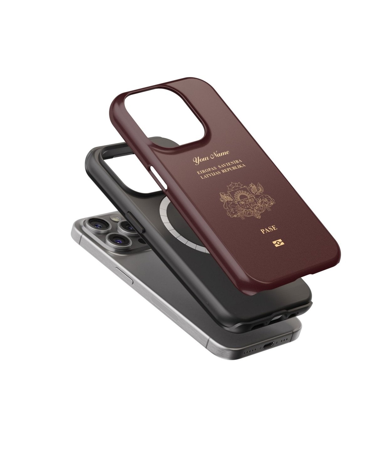 Latvia Passport - iPhone Case