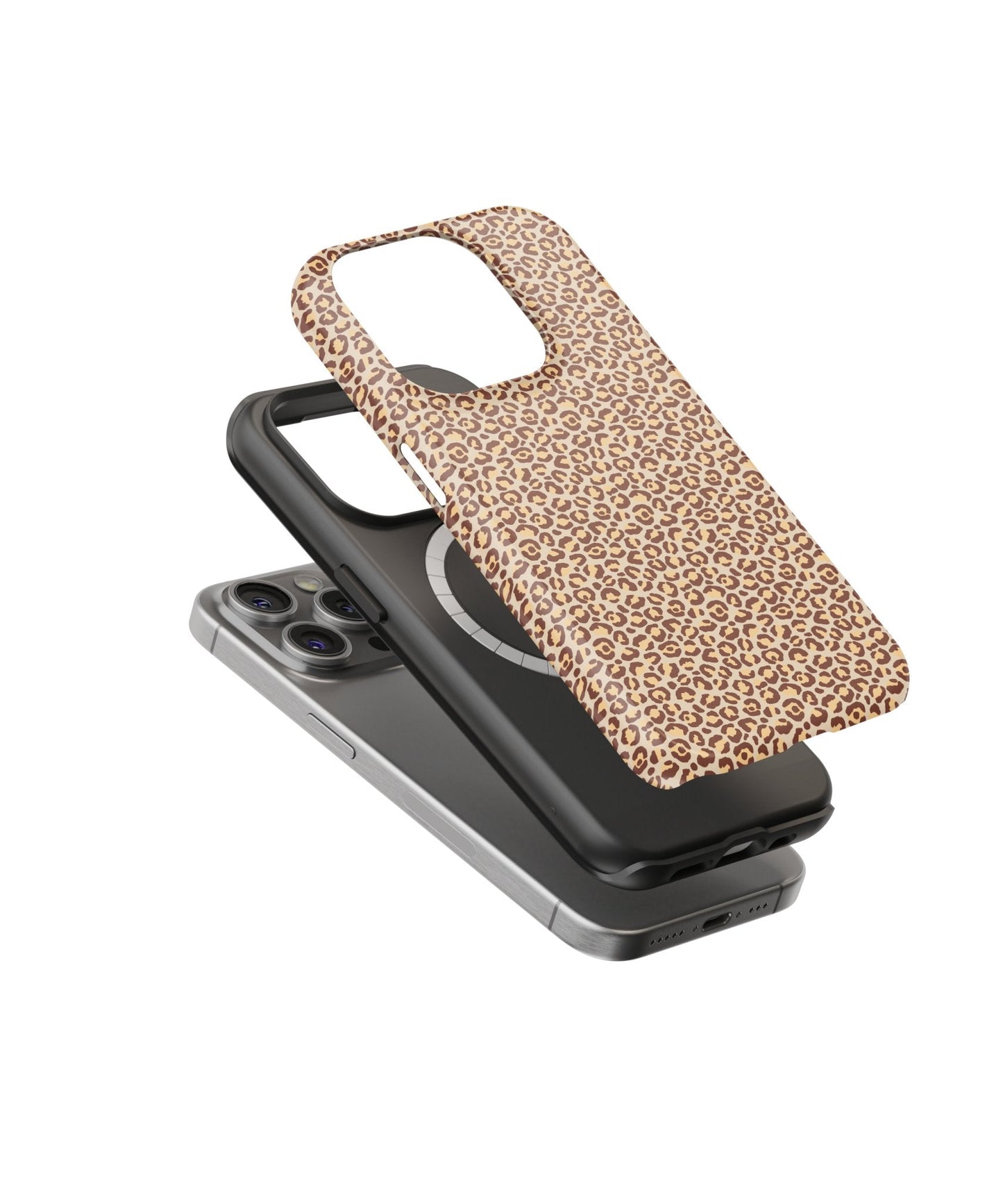 Leopard Dreams in the Moonlight - iPhone Case