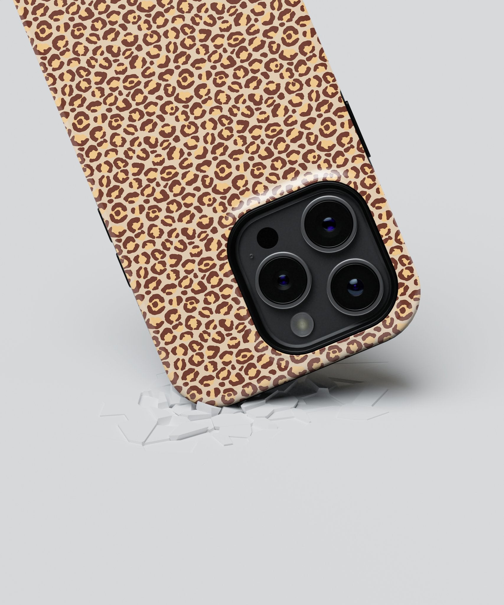 Leopard Dreams in the Moonlight - iPhone Case