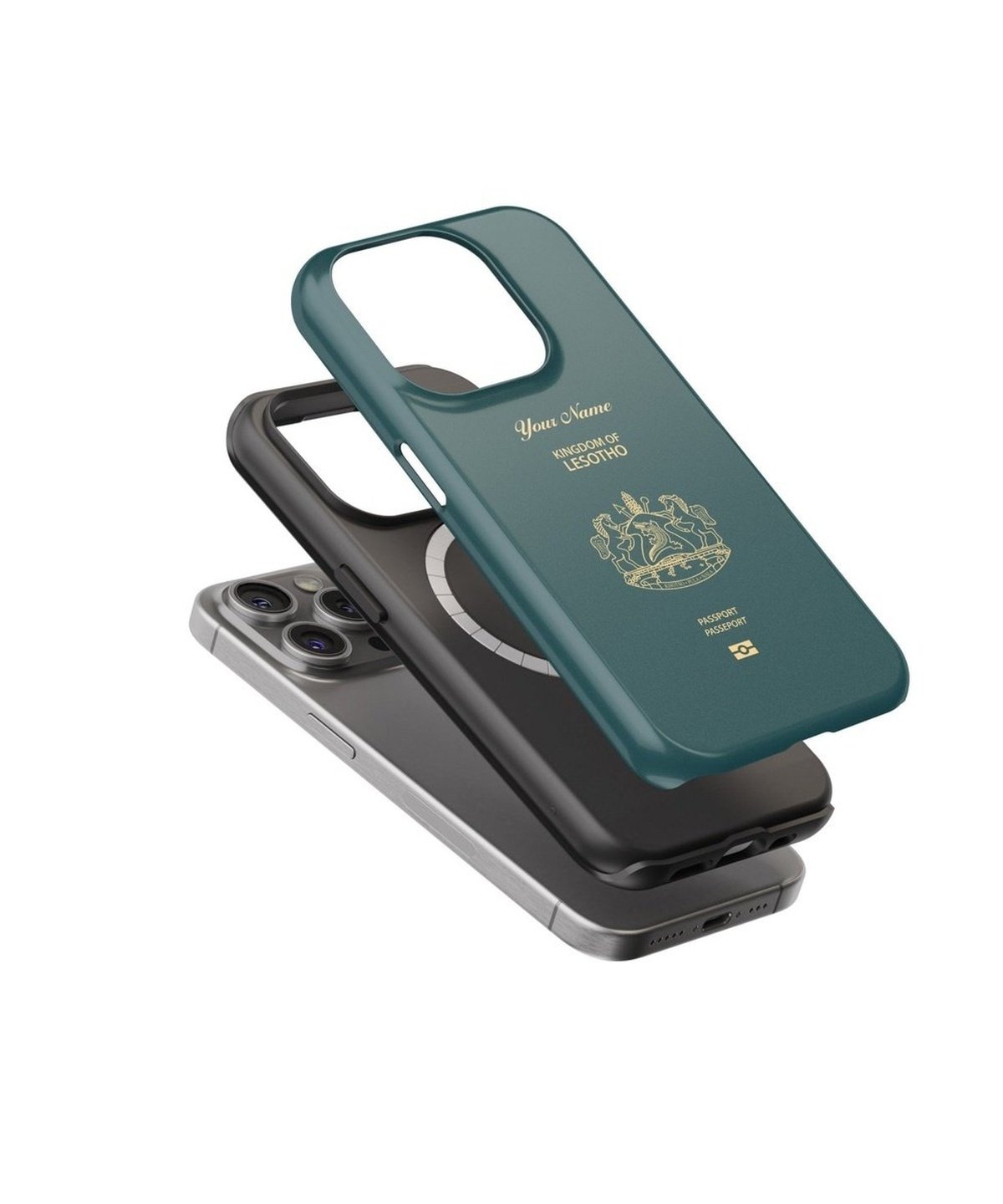 Lesotho Passport - iPhone Case