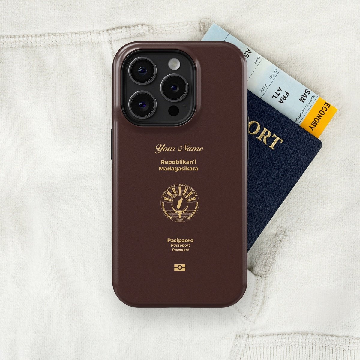Madagascar Passport - iPhone Case Tough Case