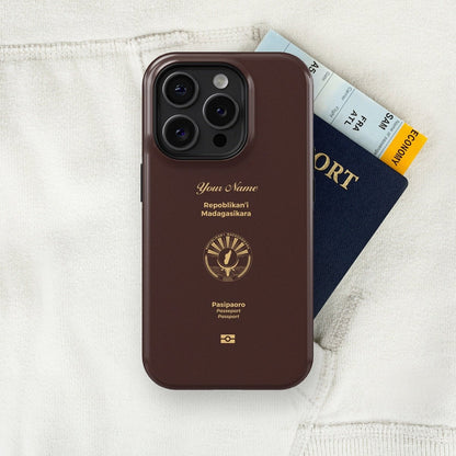 Madagascar Passport - iPhone Case Tough Case